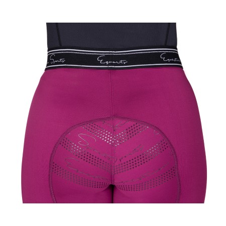 Mallas Mujer QHP Eden Full Grip Raspberry | Equestrian. Calvet Animals i