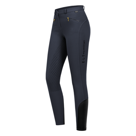 Pantalones Mujer ELT Lucy Glam Culera Silicona Azul Marino | Equestrian.