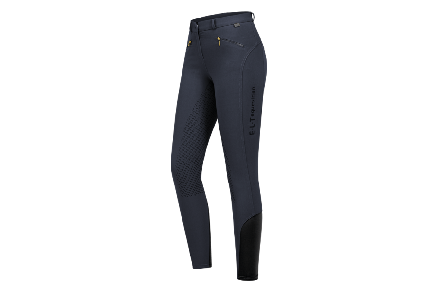 Pantalones Mujer ELT Lucy Glam Culera Silicona Azul Marino | Equestrian.