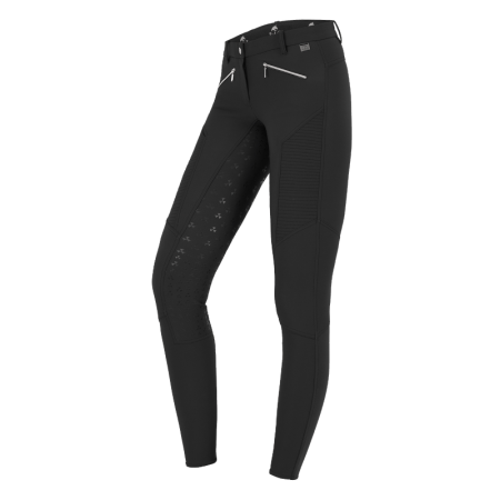 Pantalons Dona ELT Gala Culera Silicona Negre |Cavall i Genet a