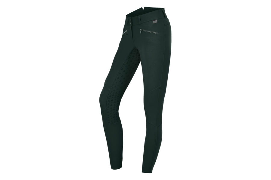 Pantalons Dona Elt Hella High Waist Silicona Verd Esmeralda |Cavall i