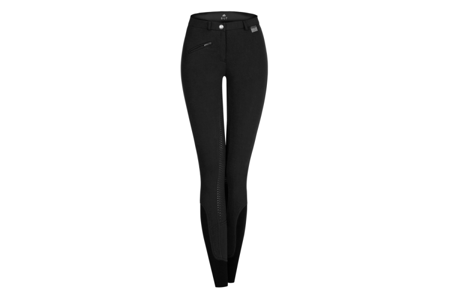 Pantalones Mujer Elt Sport Culera Silicona Negro | Equestrian. Calvet