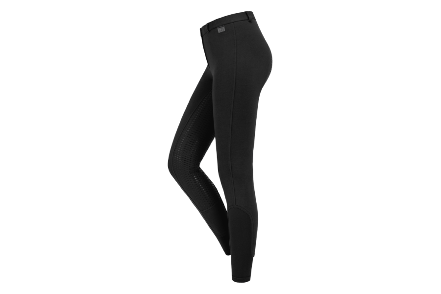Pantalones Mujer Elt Sport Culera Silicona Negro | Equestrian. Calvet