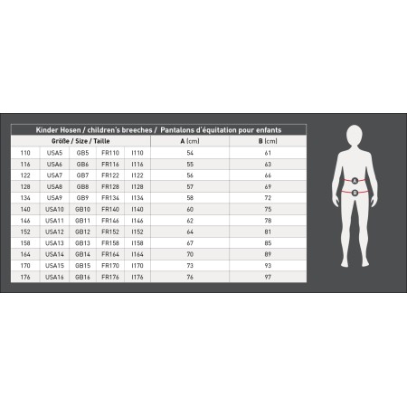 Pantalones Niño/a ELT Sport Culera Silicona Negro | Equestrian. Calvet