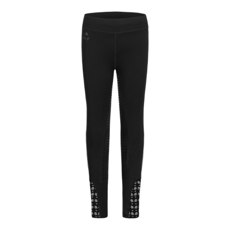 Mallas Niño/a ELT Lucky Denali Culera Silicona Negro | Equestrian. Calvet