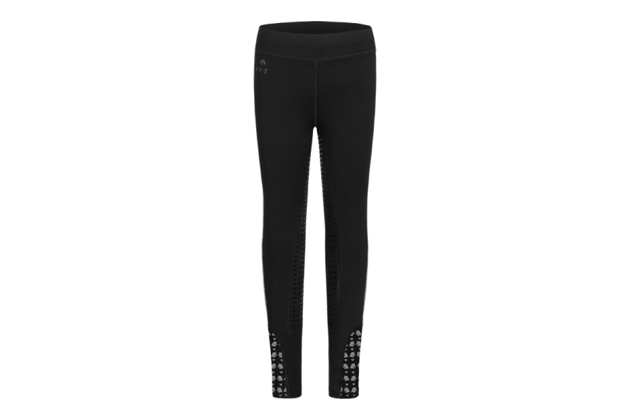 Mallas Niño/a ELT Lucky Denali Culera Silicona Negro | Equestrian. Calvet