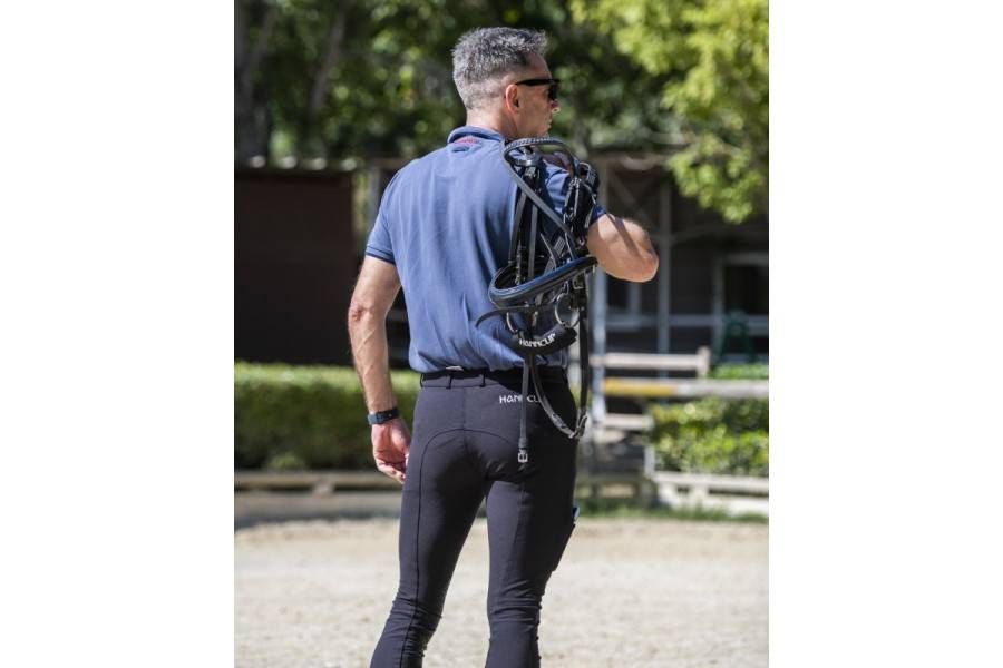 Pantalones Hombre Hannclip Tom Full Grip Azul Marino | Equestrian. Calvet