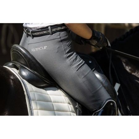 Pantalones Mujer Hannclip HC Full Grip Gris Oliva | Equestrian. Calvet