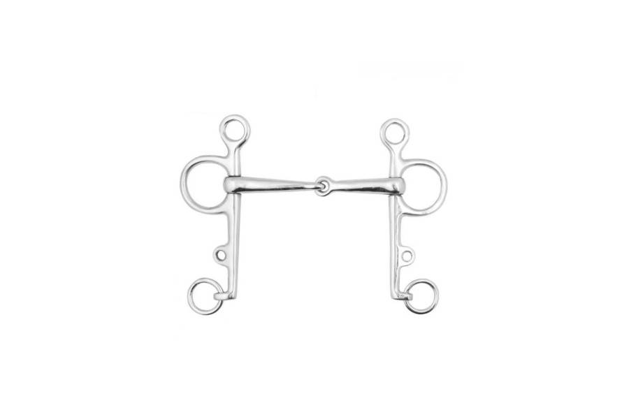 Bocado Pelham Partit Cromat |Cavall i Genet a Equestrian, Calvet Animal i