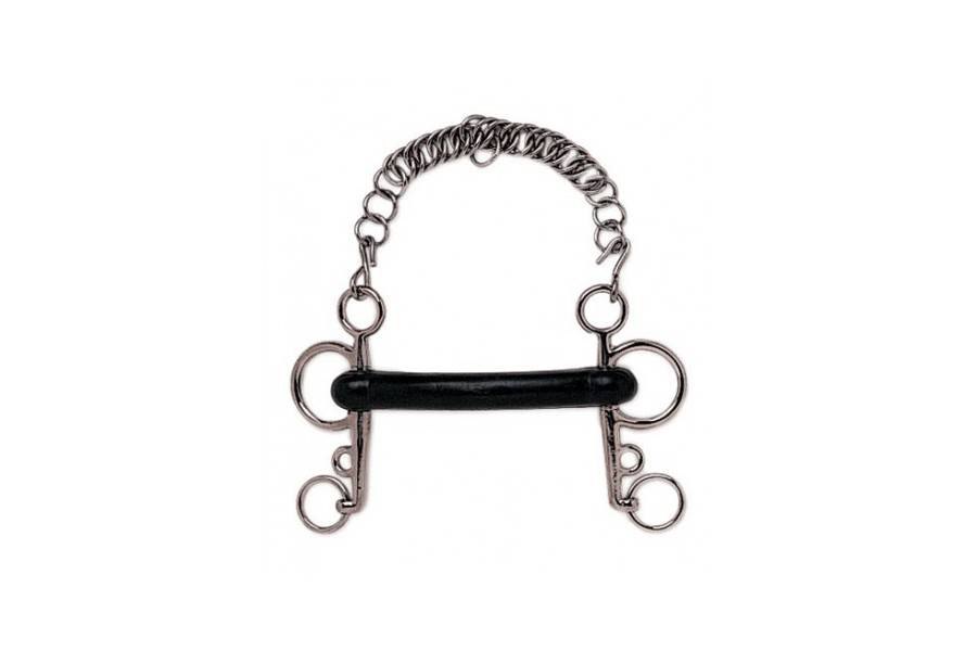 Bocado Pelham Recte Goma Tova |Cavall i Genet a Equestrian, Calvet Animal