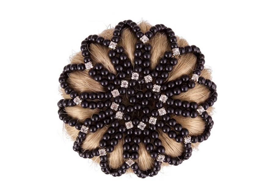 Xarxa Cabell BR Perles Negra/Brillants |Cavall i Genet a Equestrian