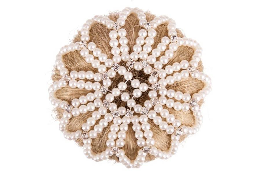 Xarxa Cabell BR Perles Blanca/Brillants |Cavall i Genet a Equestrian