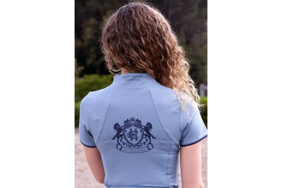 Base Layer Haute Basics Manga Corta Sea Blue | Equestrian. Calvet Animals