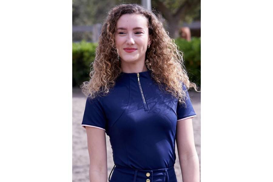 Base Layer Haute Basics Màniga Curta Navy&Pink |Cavall i Genet a