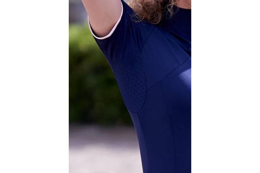 Base Layer Haute Basics Manga Corta Navy&Pink | Equestrian. Calvet Animals