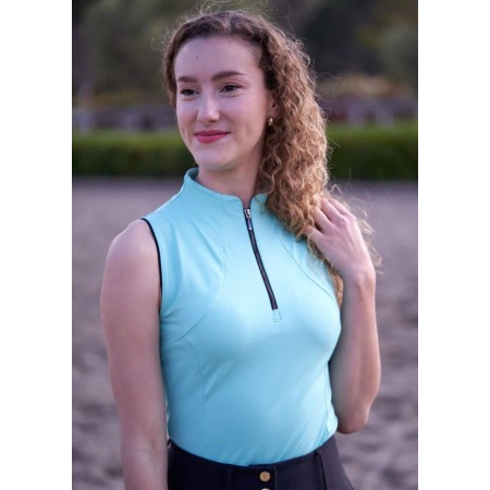 Base Layer Haute Basics Sin Mangas BluexTiffany | Equestrian. Calvet