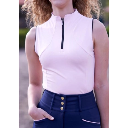Base Layer Haute Basics Sin Mangas PinkxChanel | Equestrian. Calvet