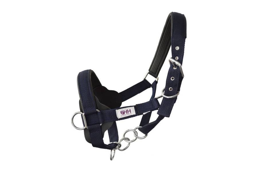 Cabezada Cuadra HH Extra Reforzada Azul Marino | Equestrian. Calvet