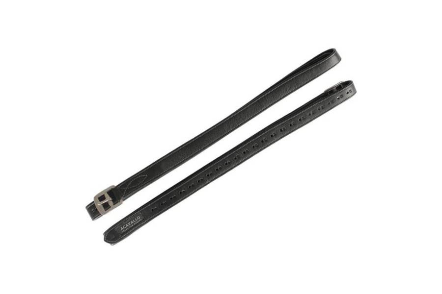 Acció Estrep Acavallo Cuir Soft Negra |Cavall i Genet a Equestrian, Calvet