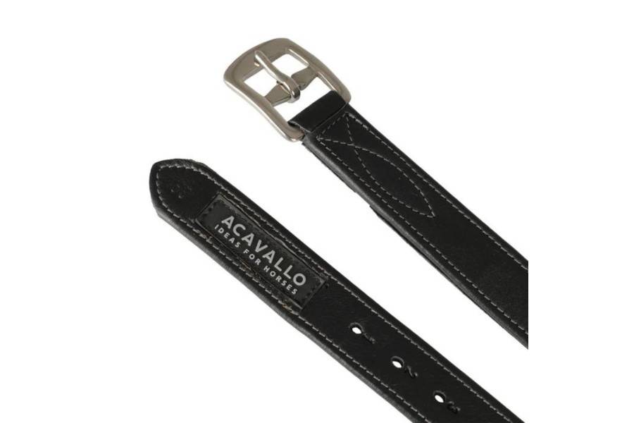 Acció Estrep Acavallo Cuir Soft Negra |Cavall i Genet a Equestrian, Calvet