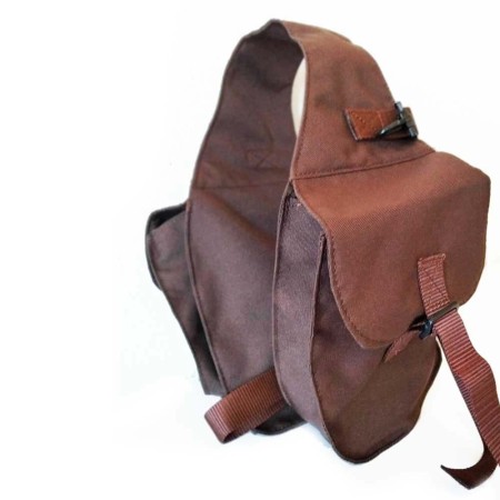 Alforja Nylon Davantera Marró |Cavall i Genet a Equestrian, Calvet Animal 2