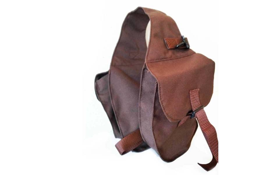 Alforja Nylon Davantera Marró |Cavall i Genet a Equestrian, Calvet Animal