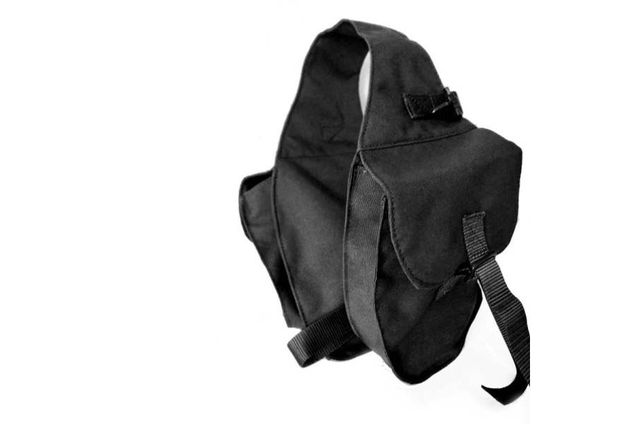 Alforja Nylon Davantera Negra |Cavall i Genet a Equestrian, Calvet Animal