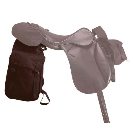 Alforja Nylon Zaldi Trasera Marró 4703 |Cavall i Genet a Equestrian