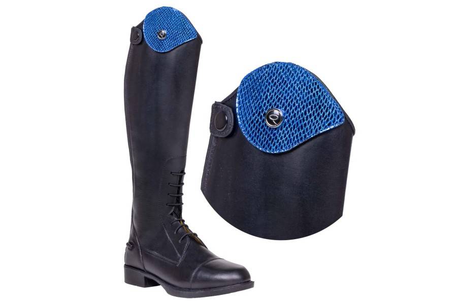 Top Intercambiable Botas QHP Romy Snake Azul | Equestrian. Calvet Animals