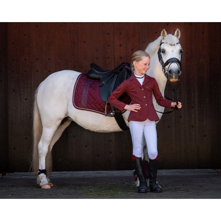 Chaqueta Concurso Junior QHP Kae Burdeos | Equestrian. Calvet Animals i