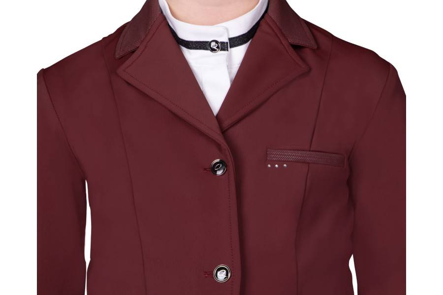 Chaqueta Concurso Junior QHP Kae Burdeos | Equestrian. Calvet Animals i