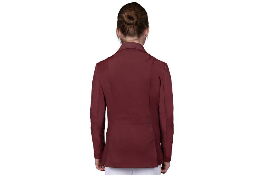 Chaqueta Concurso Junior QHP Kae Burdeos | Equestrian. Calvet Animals i