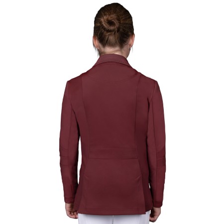 Chaqueta Concurso Junior QHP Kae Burdeos | Equestrian. Calvet Animals i