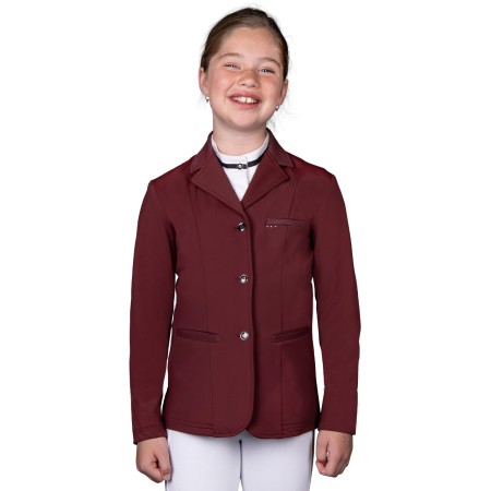 Chaqueta Concurso Junior QHP Kae Burdeos | Equestrian. Calvet Animals i