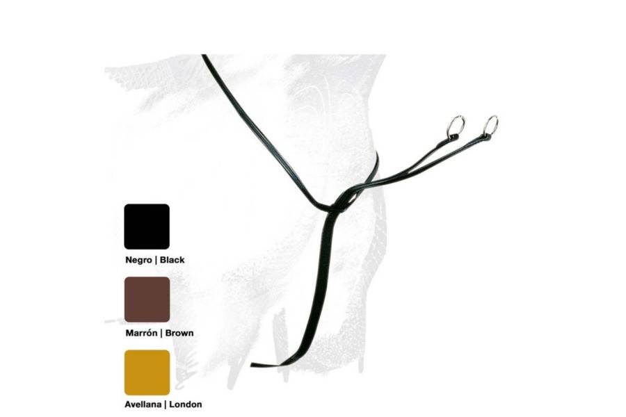 Martingala Cuero Castecus 303 Negra | Equestrian. Calvet Animals i Plantes.