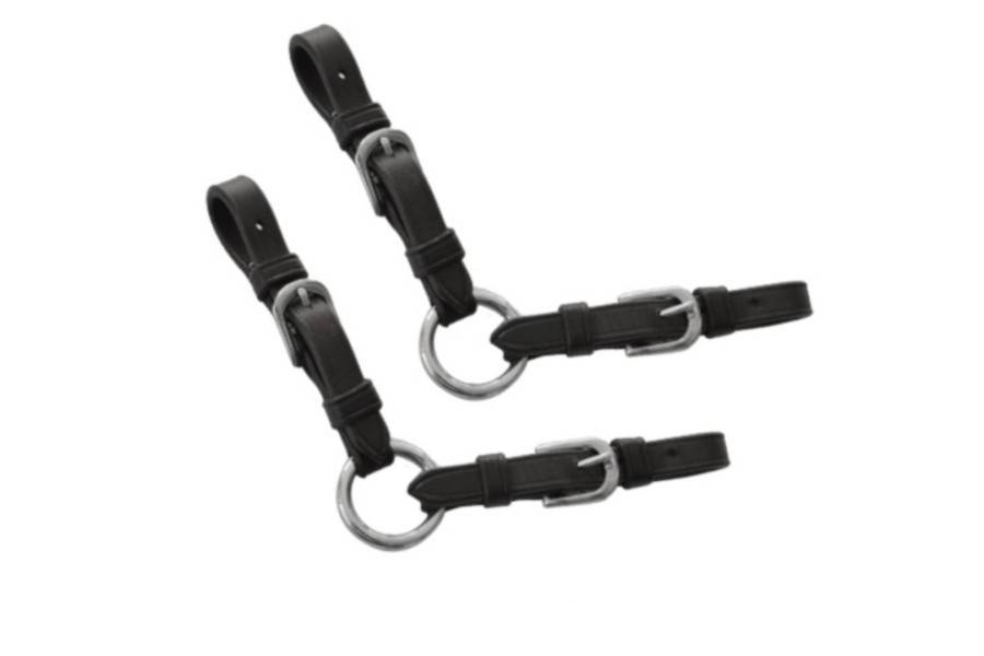 Corretges Pont Pelham Cuir Articulat Negre |Cavall i Genet a Equestrian