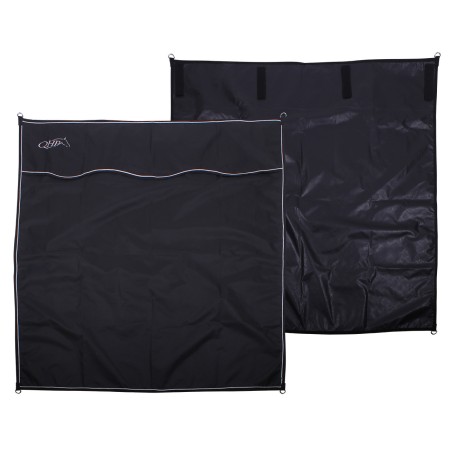 Cortina Lona Box 170x180 QHP Negra | Equestrian. Calvet Animals i Plantes.