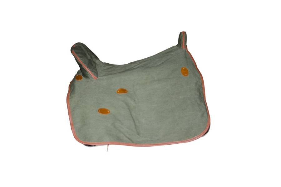 Funda Silla Vaquera Lona Verde | Equestrian. Calvet Animals i Plantes.