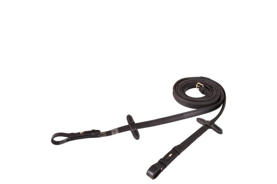 Riendes Angleses Iquus Goma Extra Marró |Cavall i Genet a Equestrian