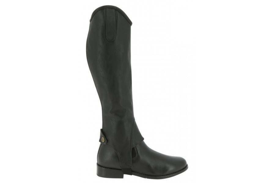 Polainas Sintéticas Norton Strech Grainé Negra | Equestrian. Calvet