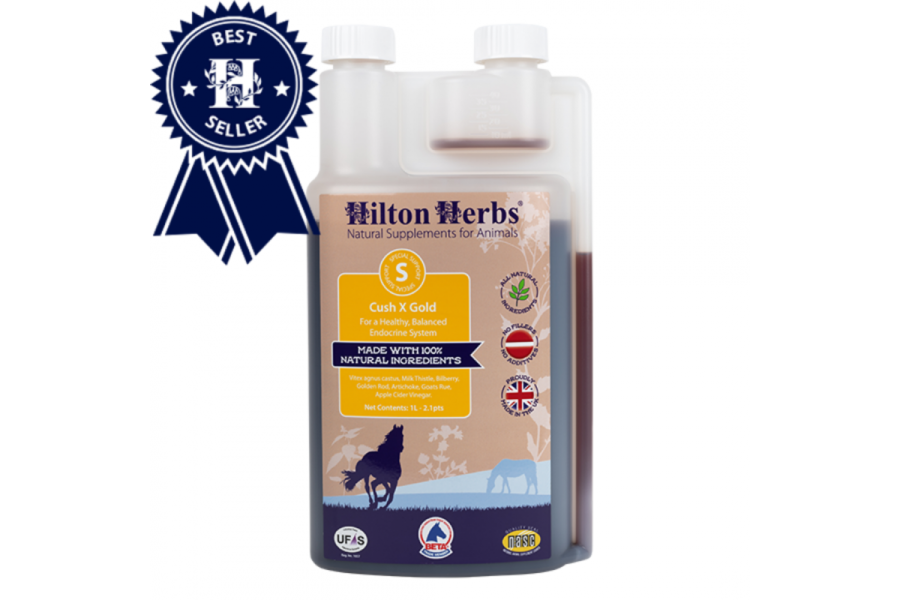 Hilton Herbs Cush X Gold 1L |Cavall i Genet a Equestrian, Calvet Animal i