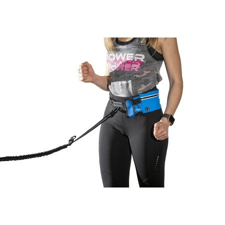 Correa Con Cinturón Freedog Ultra Trail Azul para perros | Calvet Animales y Plantas