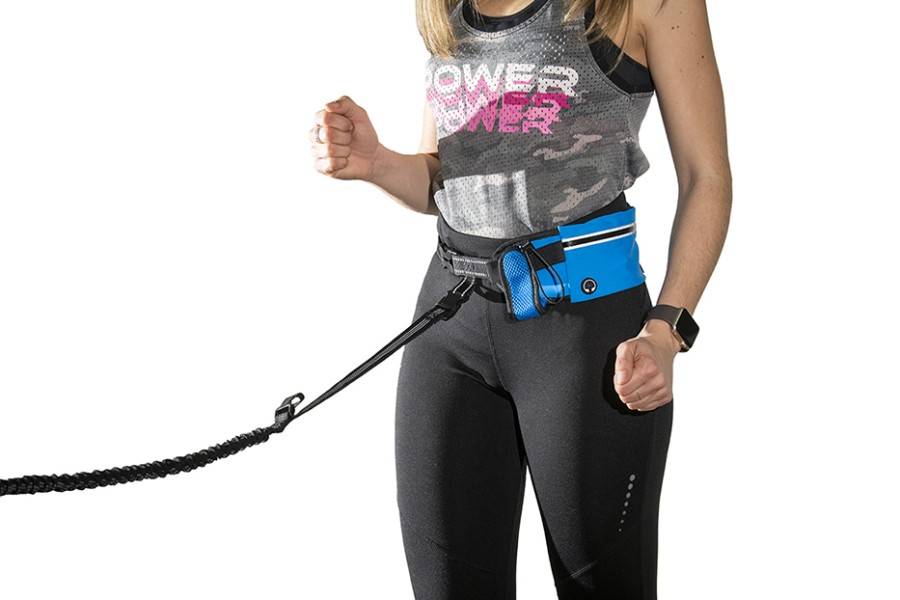 Correa Con Cinturón Freedog Ultra Trail Azul para perros | Calvet Animales y Plantas