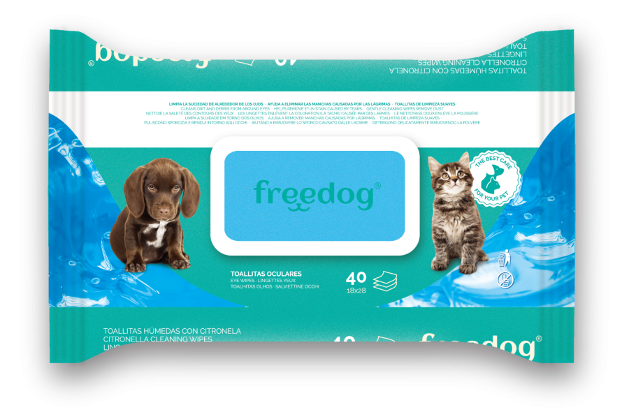 Toallitas Húmedas Freedog Oculares para perros | Calvet Animales y Plantas