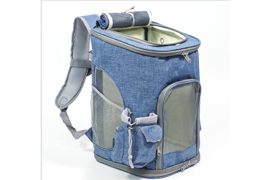 Transportí Motxilla Freedog K2 Pro Blava 27X27X43 Cm per gossos | Calvet Animals i