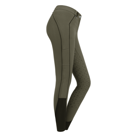 Pantalones Mujer ELT Fenja Culera Silicona Caqui | Equestrian. Calvet
