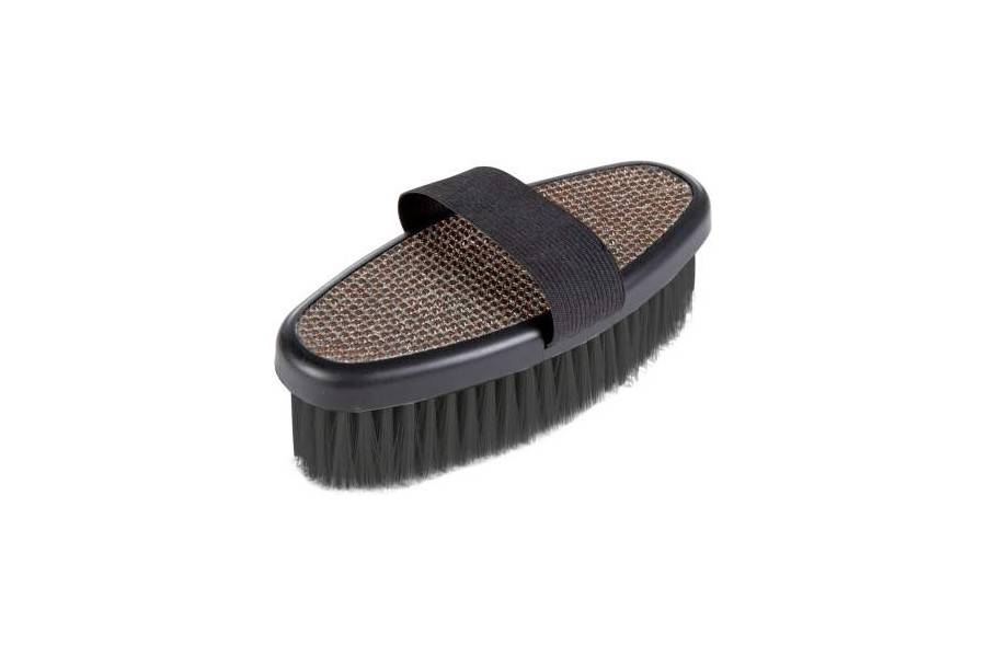 Cepillo Bruza Caballo HKM Brillantes Rosa Oro | Equestrian. Calvet Animals