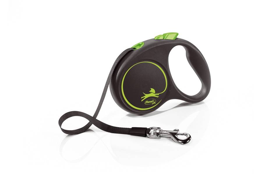 Flexi Black Desing Cinta Verde para perros | Calvet Animales y Plantas