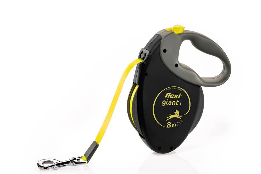 Flexi Neon Giant 8M Negro para perros | Calvet Animales y Plantas