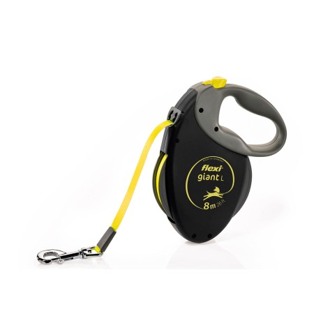 Flexi Neon Giant 8M Negro para perros | Calvet Animales y Plantas